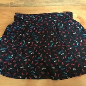 Geometric Art Deco Mini Skirt